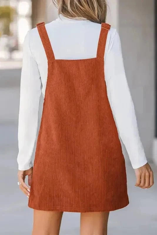 Overall Dresses Urban Chic Corduroy Overall Dress