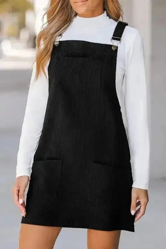 Overall Dresses Urban Chic Corduroy Overall Dress