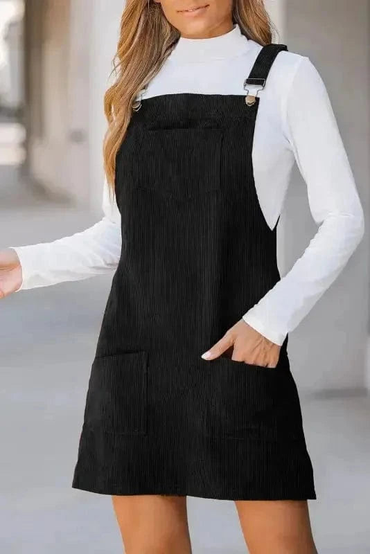 Overall Dresses Urban Chic Corduroy Overall Dress