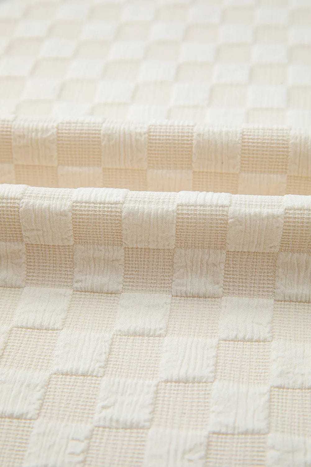 Overalls Checkered Wide-Leg Overalls