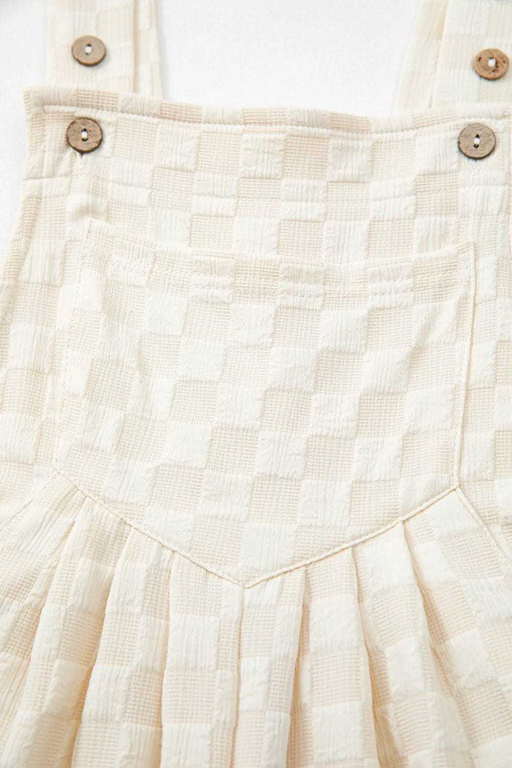 Overalls Checkered Wide-Leg Overalls