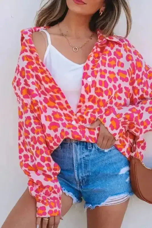 Overshirts Leopard Bloom Overshirt
