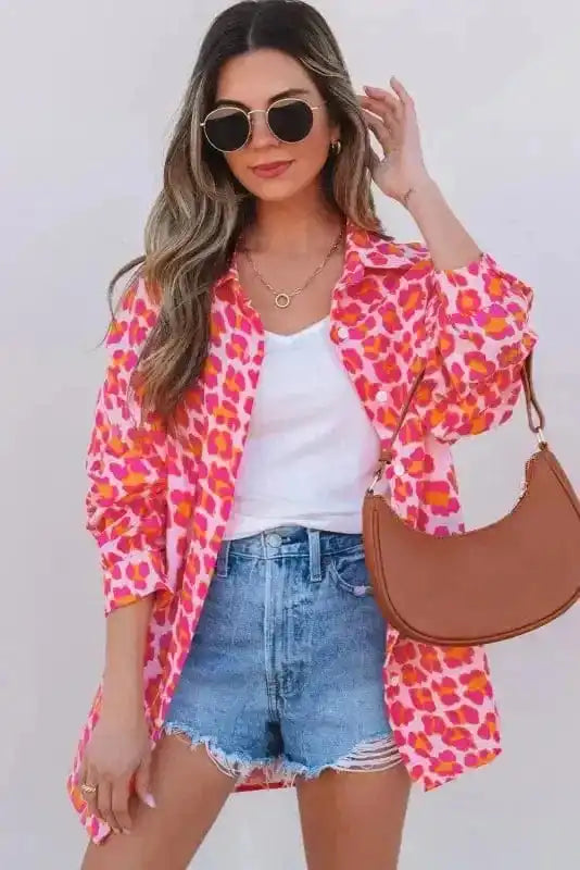 Overshirts Leopard Bloom Overshirt