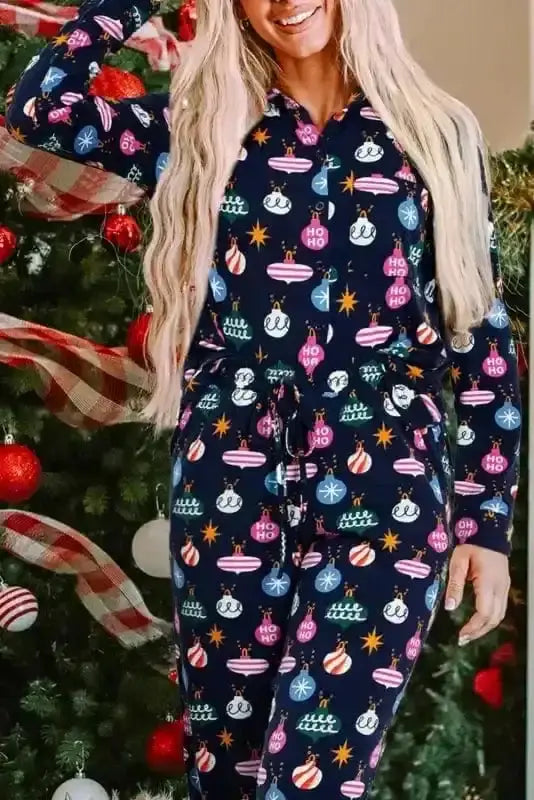 Pajama Sets Blue Bliss Christmas Pajama Set