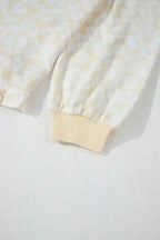 Pajama Sets Cheetah Comfort Cozy Loungewear Set