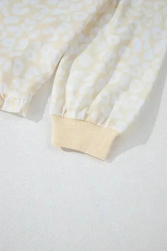 Pajama Sets Cheetah Comfort Cozy Loungewear Set