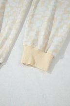 Pajama Sets Cheetah Comfort Cozy Loungewear Set