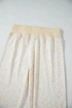 Pajama Sets Cheetah Comfort Cozy Loungewear Set