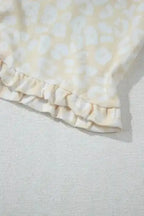 Pajama Sets Cheetah Comfort Cozy Loungewear Set