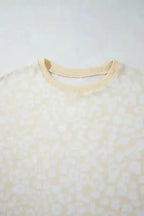 Pajama Sets Cheetah Comfort Cozy Loungewear Set