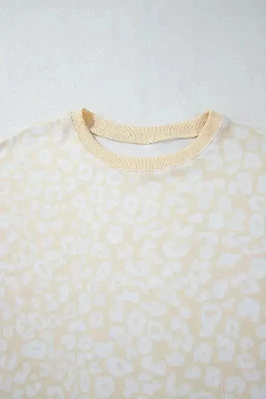 Pajama Sets Cheetah Comfort Cozy Loungewear Set