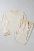 Pajama Sets Cheetah Comfort Cozy Loungewear Set