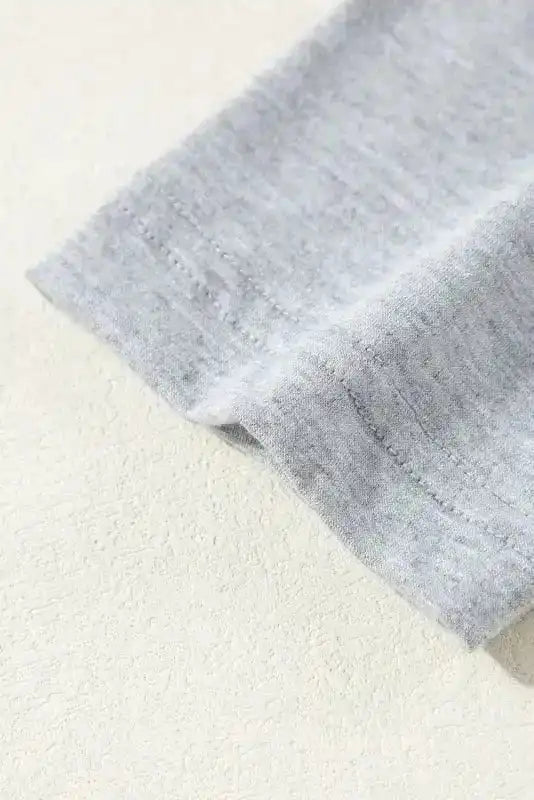 Pajama Sets Duster Cardigan and Skinny Pants Lounge Set - Black