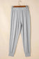 Pajama Sets Duster Cardigan and Skinny Pants Lounge Set - Black