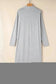 Pajama Sets Duster Cardigan and Skinny Pants Lounge Set - Black