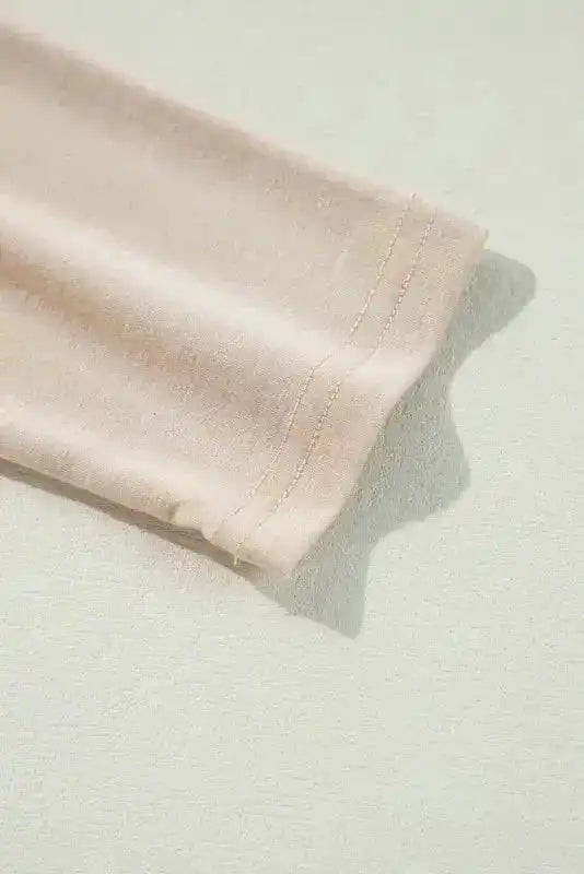 Pajama Sets Duster Cardigan and Skinny Pants Lounge Set - Parchment