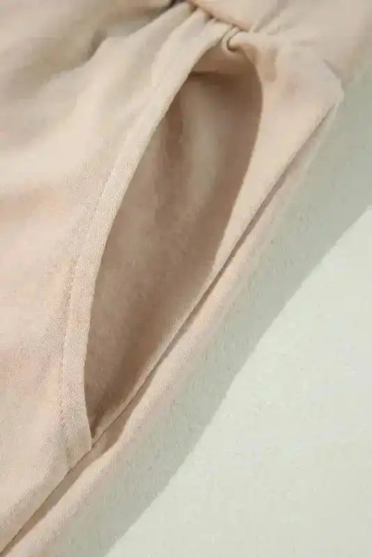 Pajama Sets Duster Cardigan and Skinny Pants Lounge Set - Parchment