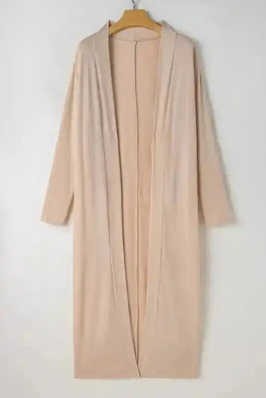 Pajama Sets Duster Cardigan and Skinny Pants Lounge Set - Parchment
