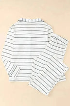 Pajama Sets Fashionfitz Striped Pajama Set for Women - Cozy Comfort