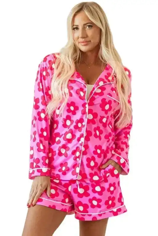 Pajama Sets Floral Slumber Short Set