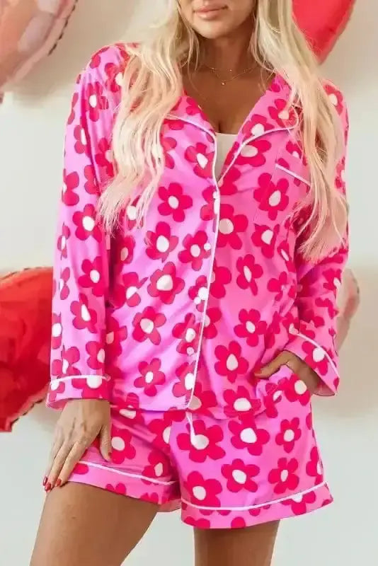Pajama Sets Floral Slumber Short Set