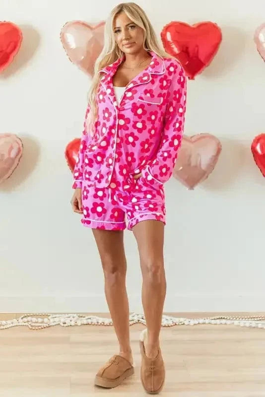 Pajama Sets Floral Slumber Short Set