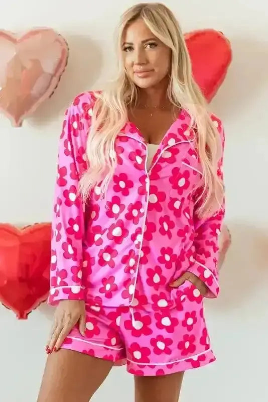 Pajama Sets Floral Slumber Short Set