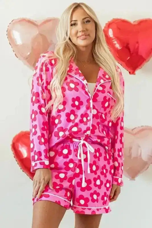Pajama Sets Floral Slumber Short Set