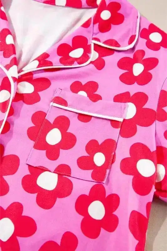 Pajama Sets Floral Slumber Short Set