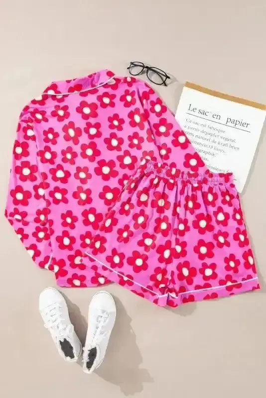 Pajama Sets Floral Slumber Short Set