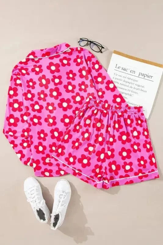 Pajama Sets Floral Slumber Short Set