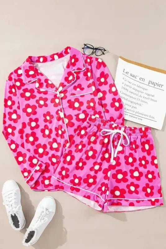 Pajama Sets Floral Slumber Short Set