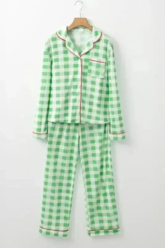 Pajama Sets Holly Jolly Plaid Pajama Set