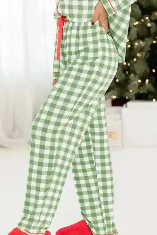Pajama Sets Holly Jolly Plaid Pajama Set