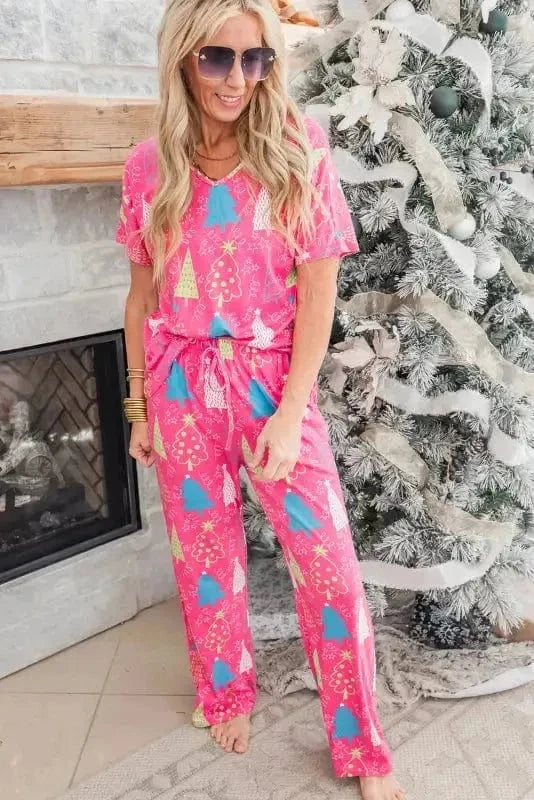Pajama Sets Jingle Bell Loungewear Set