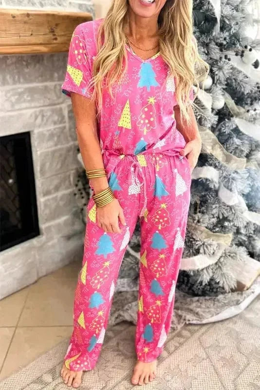 Pajama Sets Jingle Bell Loungewear Set