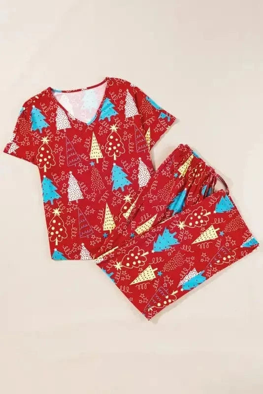 Pajama Sets Jingle Bell Loungewear Set
