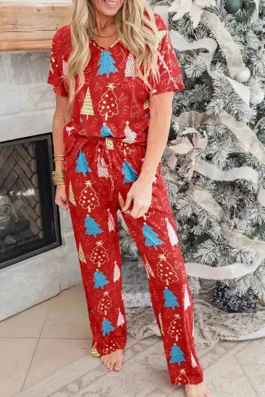 Pajama Sets Jingle Bell Loungewear Set