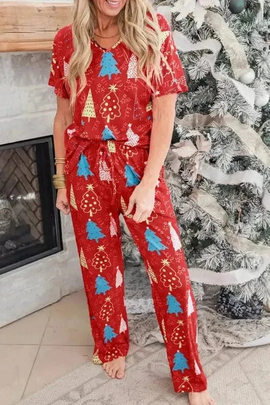Pajama Sets Jingle Bell Loungewear Set