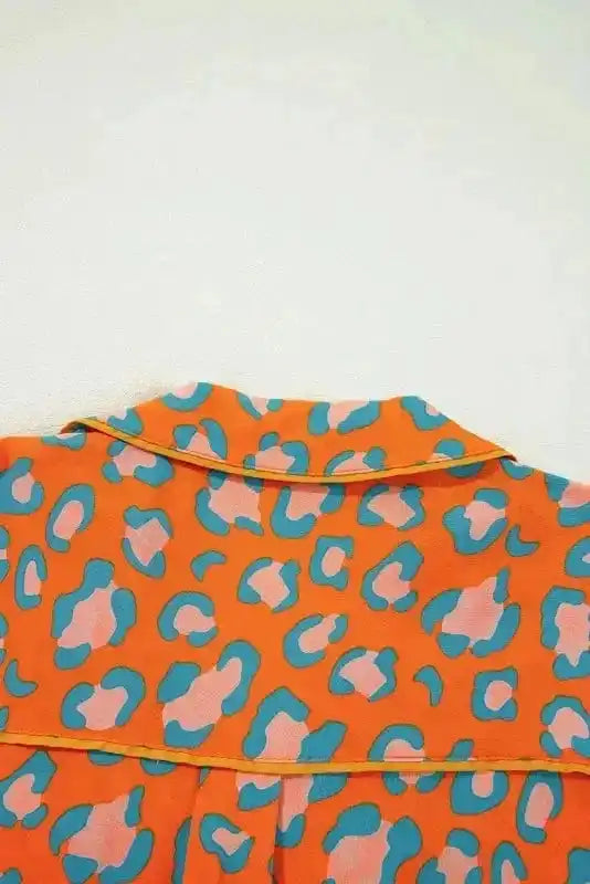 Pajama Sets Leopard Slumber Shorts Pajama Set