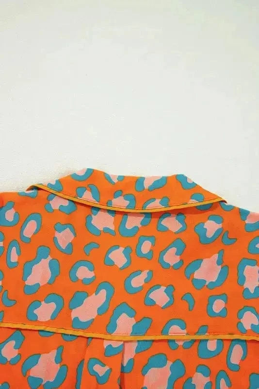 Pajama Sets Leopard Slumber Shorts Pajama Set