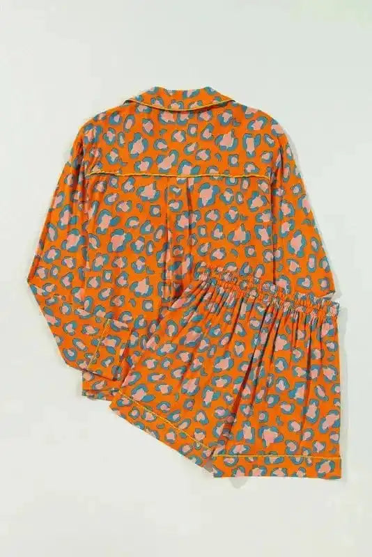 Pajama Sets Leopard Slumber Shorts Pajama Set