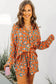 Pajama Sets Leopard Slumber Shorts Pajama Set
