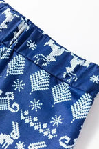 Pajama Sets Noel Navy Two Piece Lounge Set