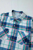 Pajama Sets Plaid Leisure Two-Piece Lounge Set