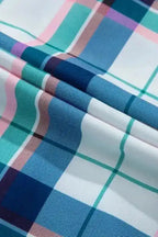 Pajama Sets Plaid Leisure Two-Piece Lounge Set