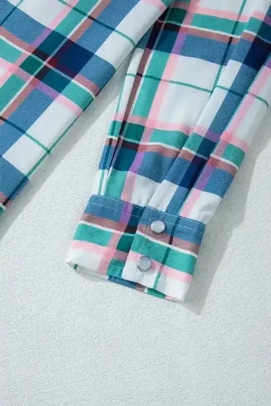 Pajama Sets Plaid Leisure Two-Piece Lounge Set