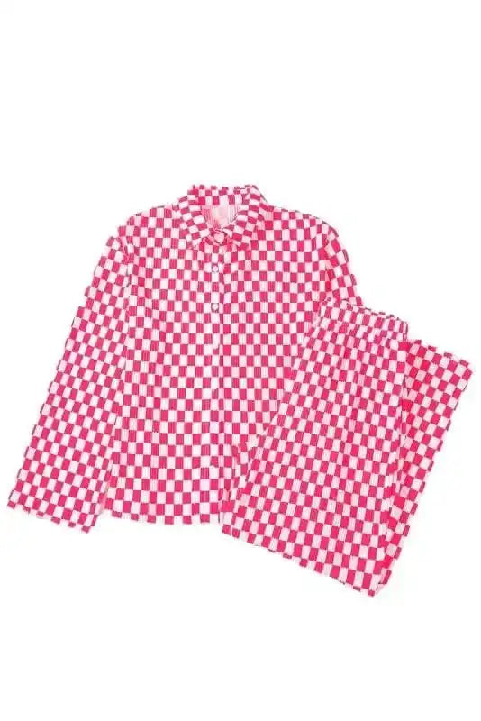 Pajama Sets Plaid Perfection Pajama Set