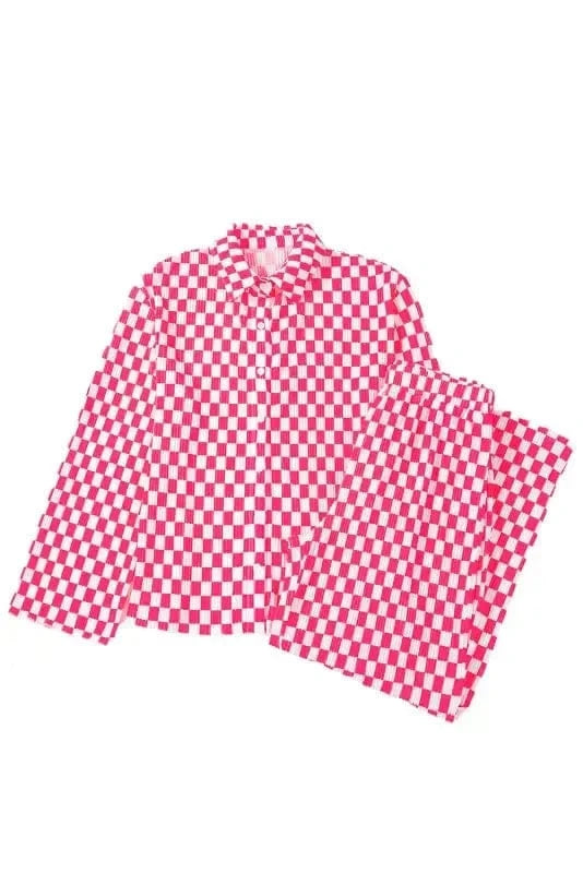 Pajama Sets Plaid Perfection Pajama Set