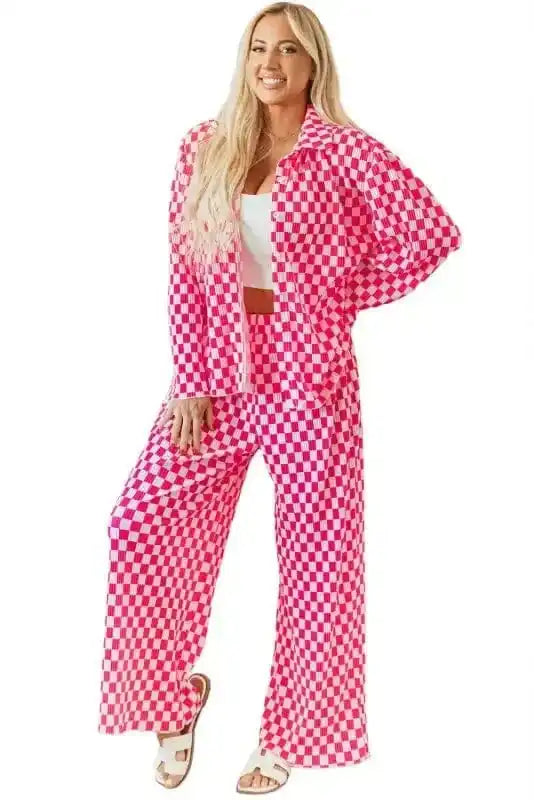 Pajama Sets Plaid Perfection Pajama Set